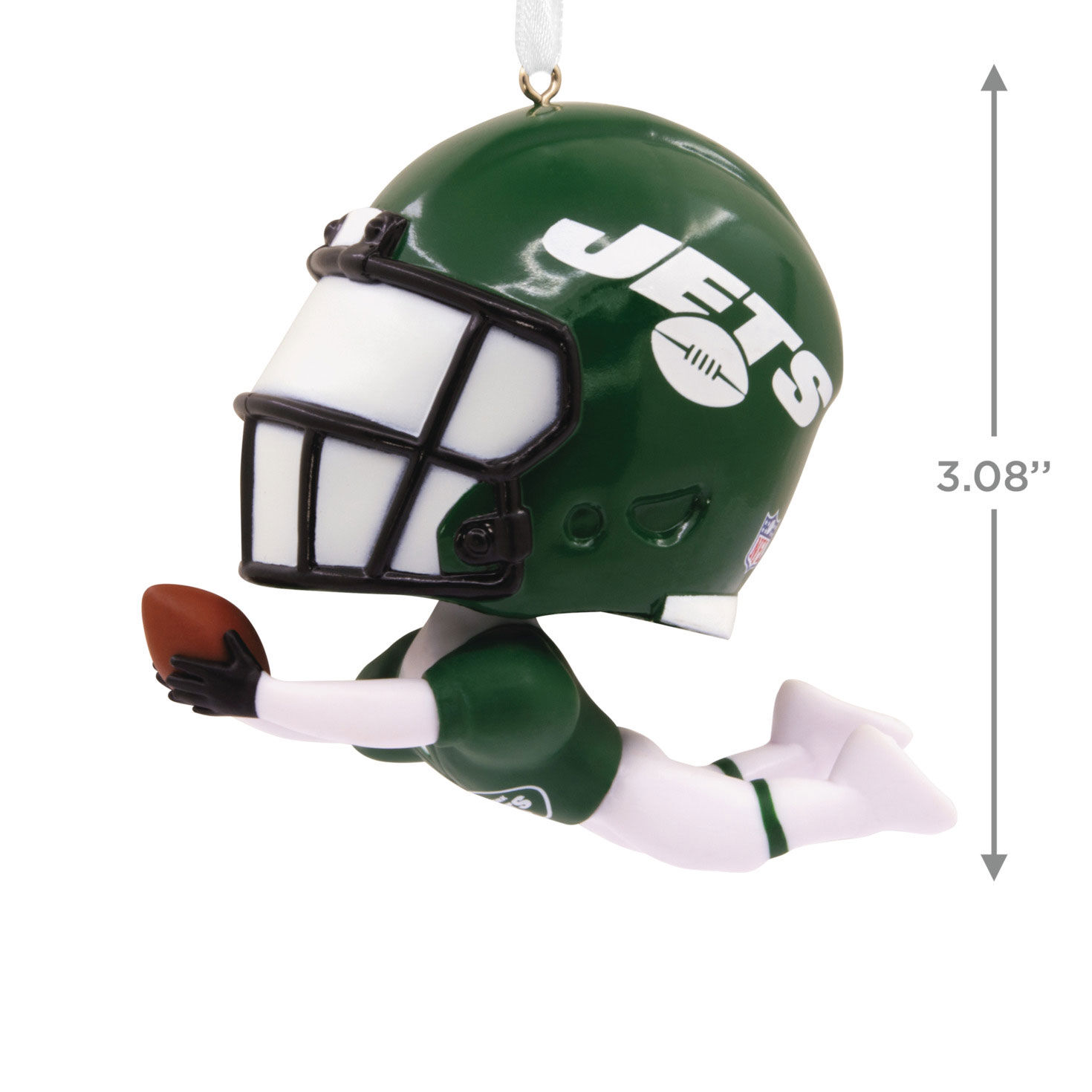 NFL New York Jets Bouncing Buddy Hallmark Ornament, , large image number 3