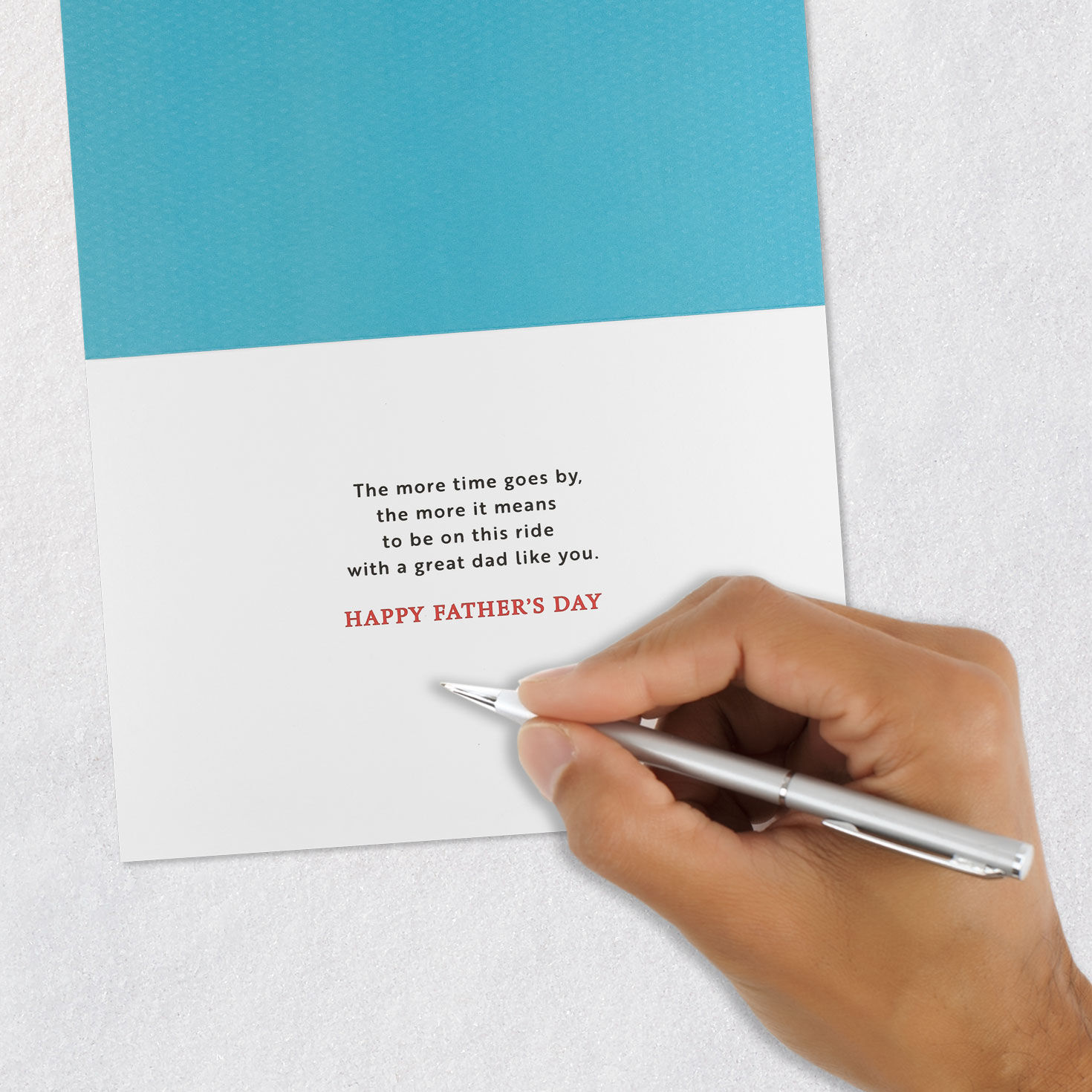 Vintage Red Pickup Truck Dad Father's Day Card Signing card image number 6