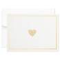 Glittery Gold Hearts Blank Note Cards, Box of 10, , large image number 2