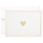 Glittery Gold Hearts Blank Note Cards, Box of 10, , large image number 2