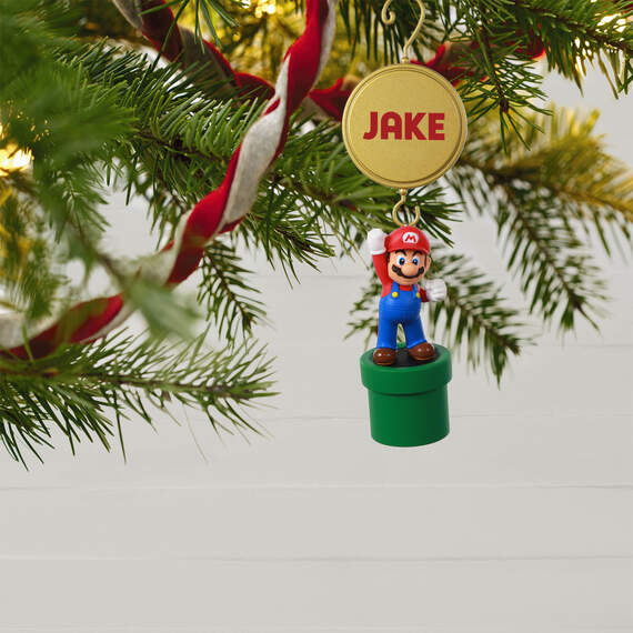 Nintendo Super Mario™ Mario Personalized Ornament, , large image number 2