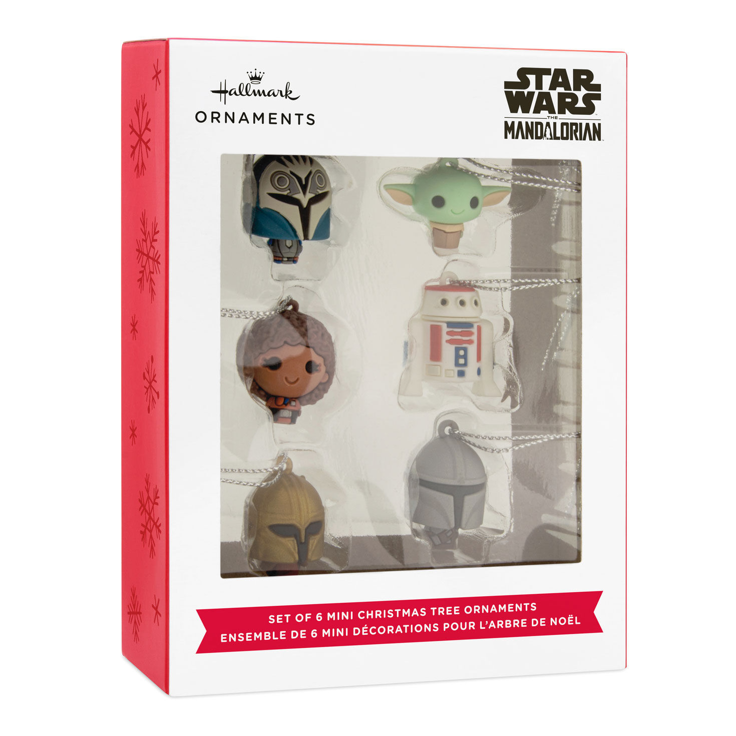 6 Star Wars Mandalorian Mini Christmas Ornaments package front image number 6