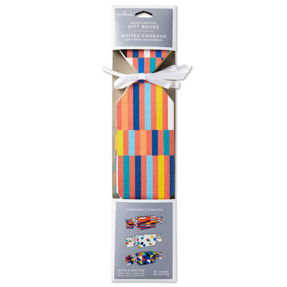 Colorful Candy-Shaped Party Favor Boxes, Set of 3, , large image number 4