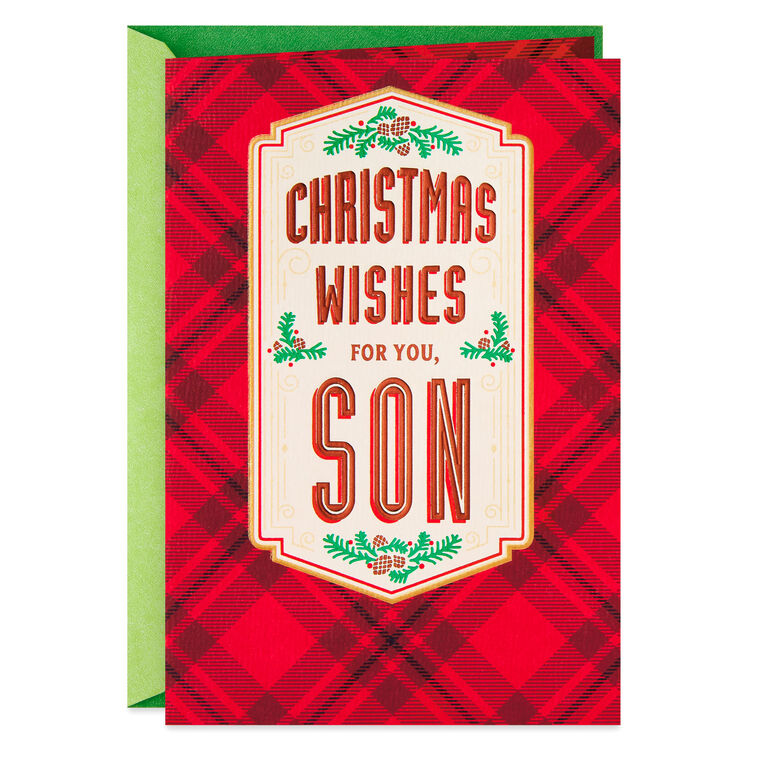 Special Wishes for You Christmas Card for Son