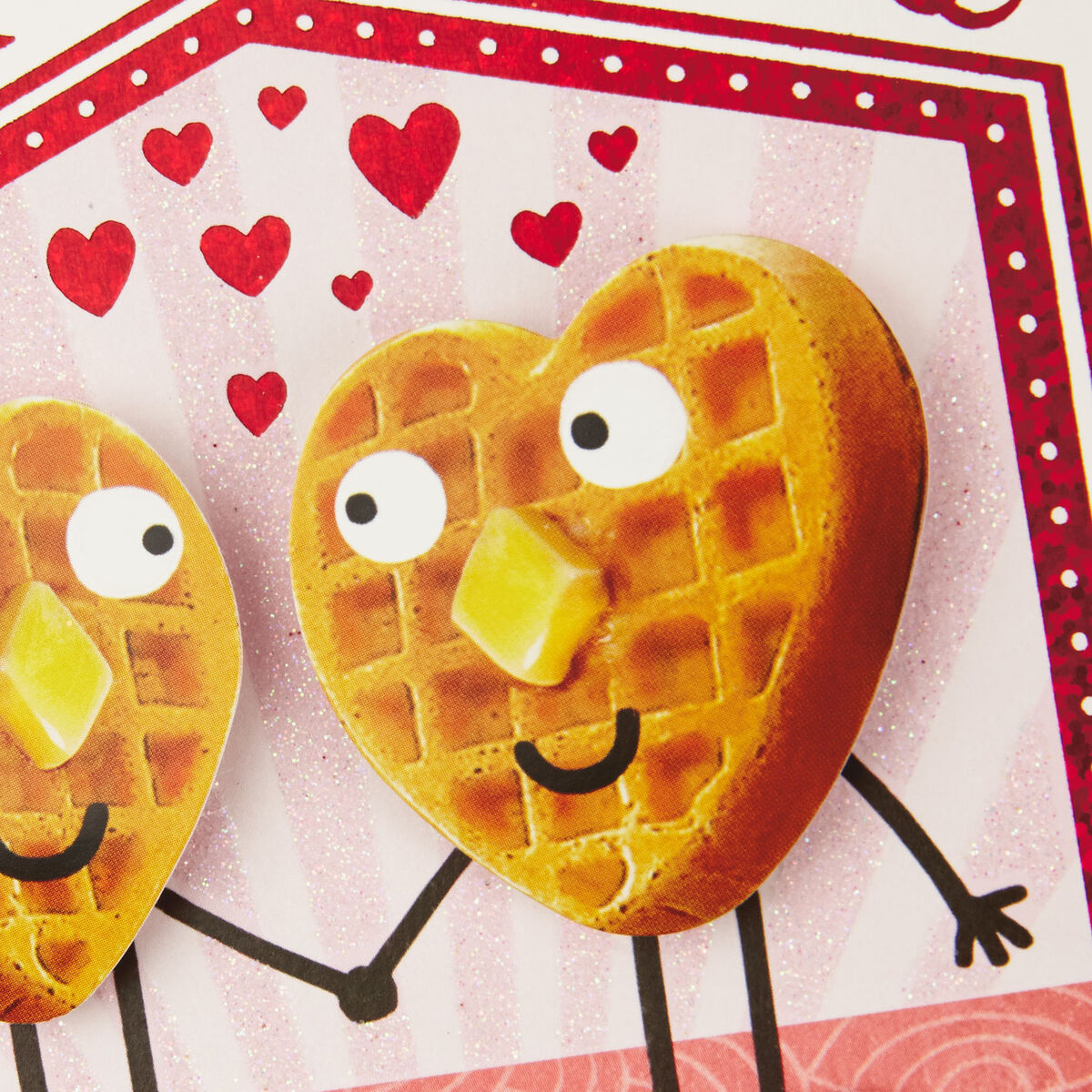 I Love You a Waffle Lot Valentine's Day Card Greeting Cards Hallmark