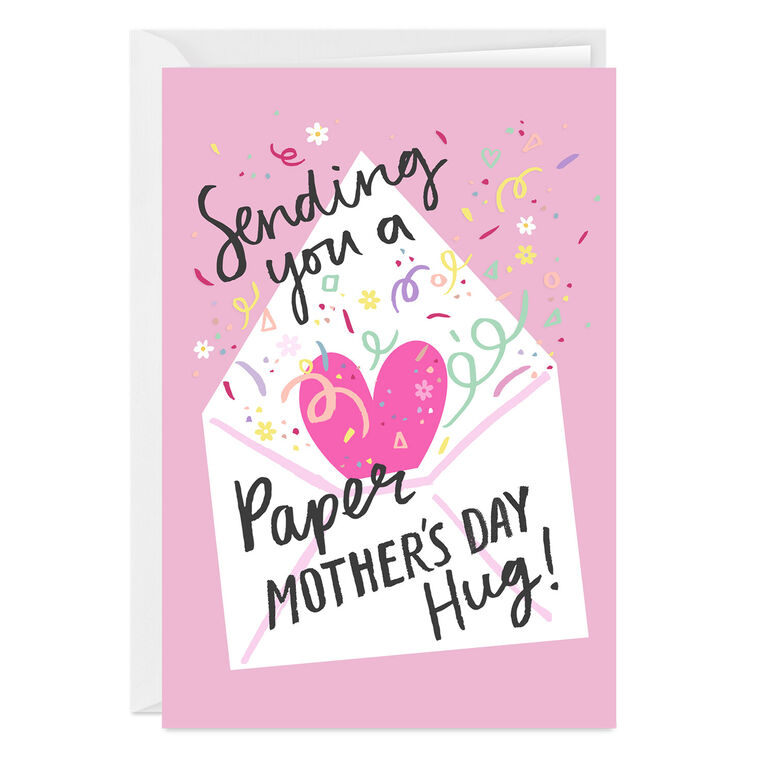 Paper Hug Custom Mother's Day Card
