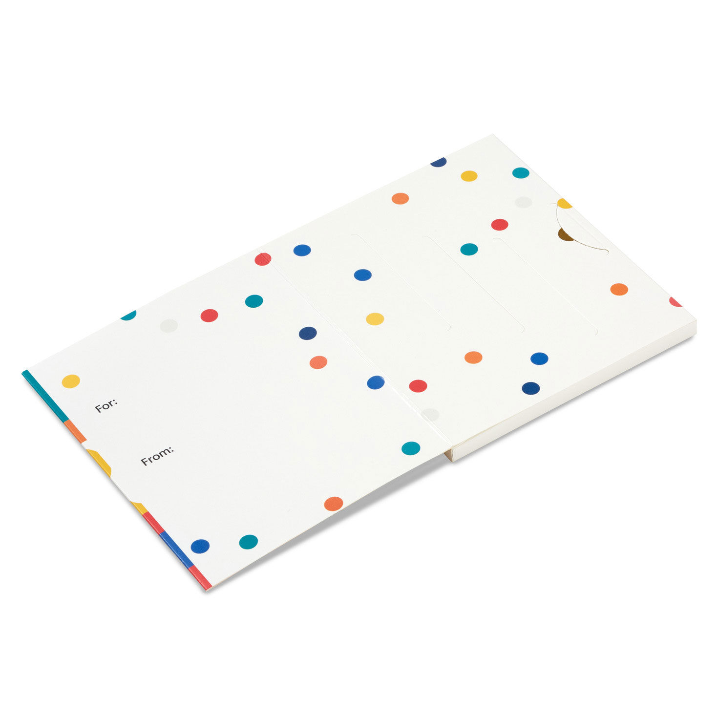 Colorful Celebrate Mini Gift Card Holder Box open image number 4