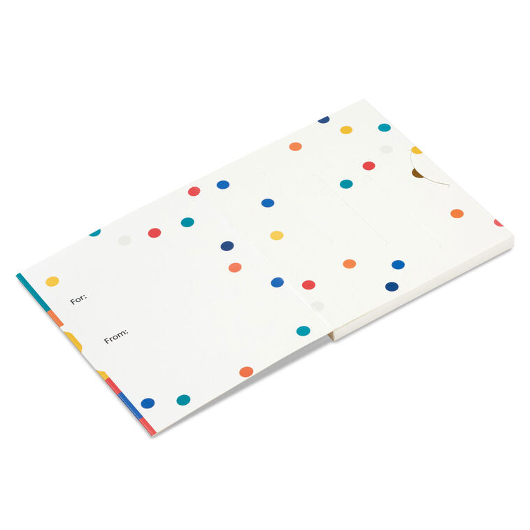 Colorful Celebrate Mini Gift Card Holder Box open image number 4