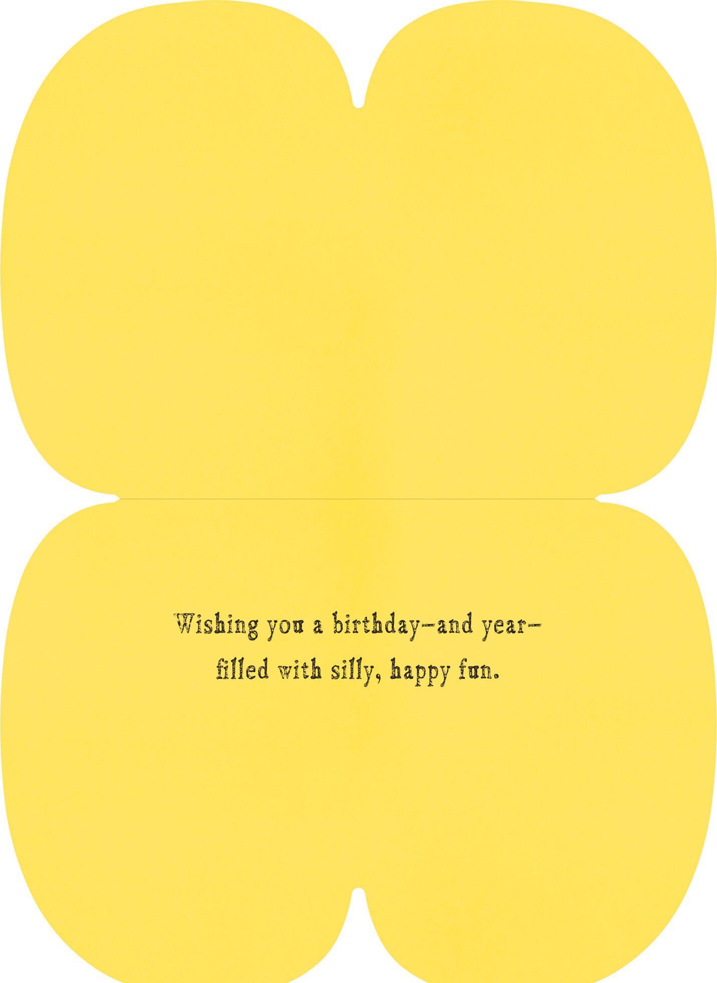 Mustache Felt Musical Birthday Card
