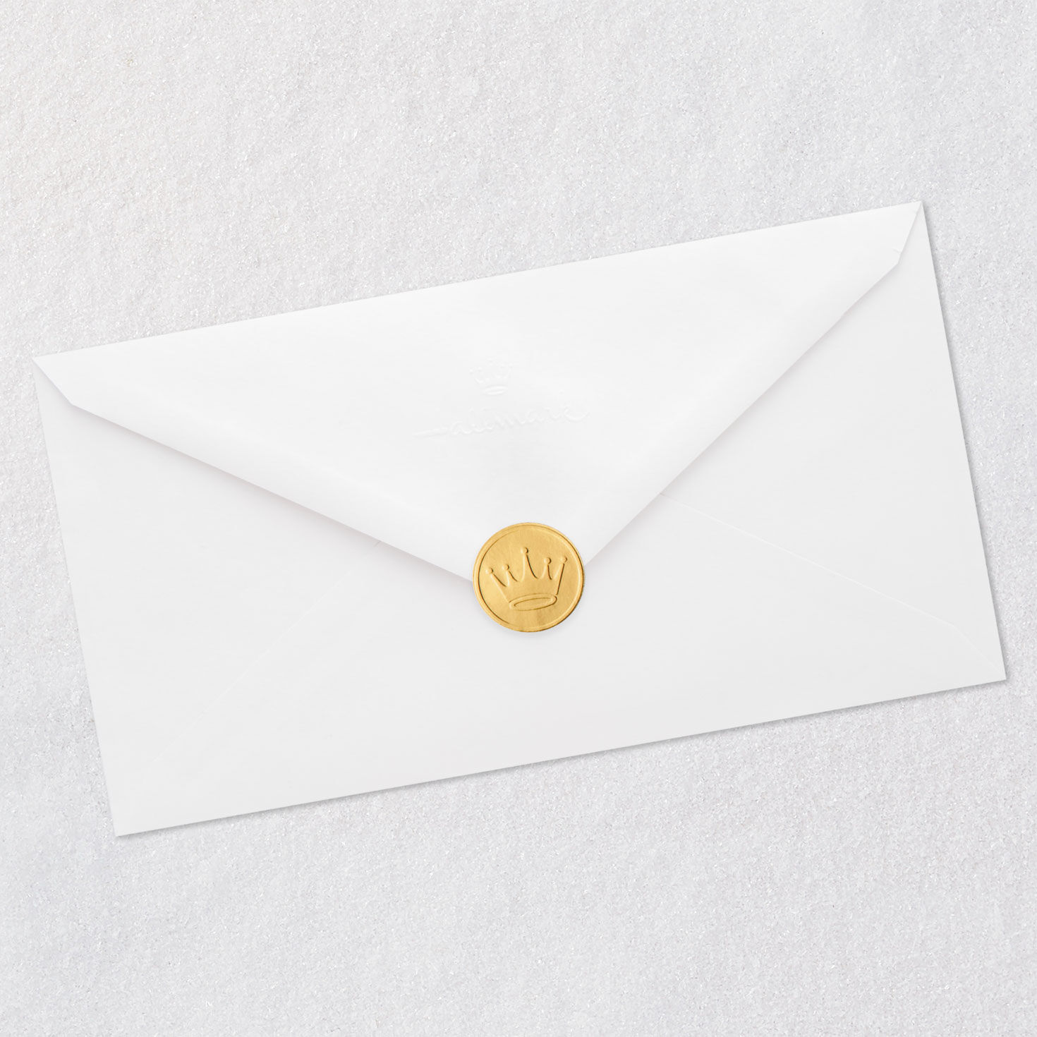 Gold Script on Pink Spanish Mother's Day Card for Mom Envelope Back with Seal image number 7