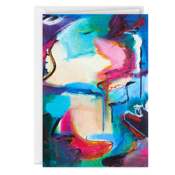 ArtLifting Abstract Painting Blank Card, , large image number 1