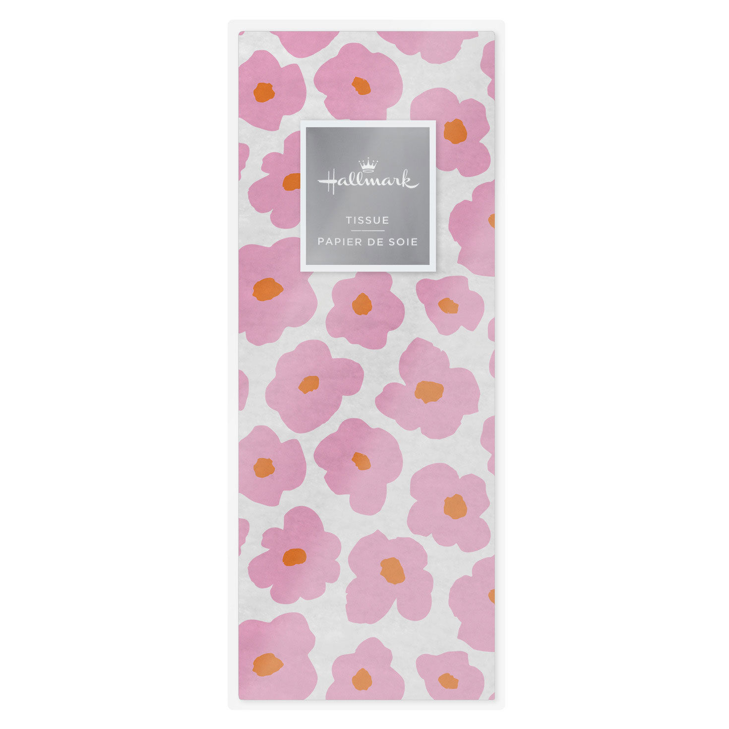 Pink Flowers on White Tissue Paper Pack  image number 6