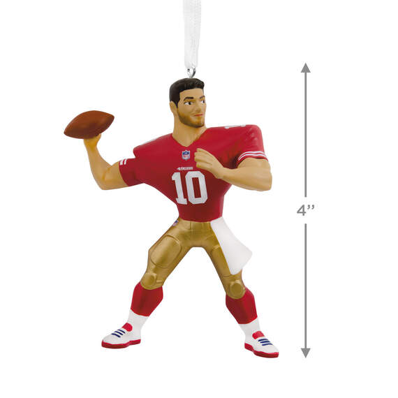 NFL San Francisco 49ers Jimmy Garoppolo Hallmark Ornament, , large image number 3