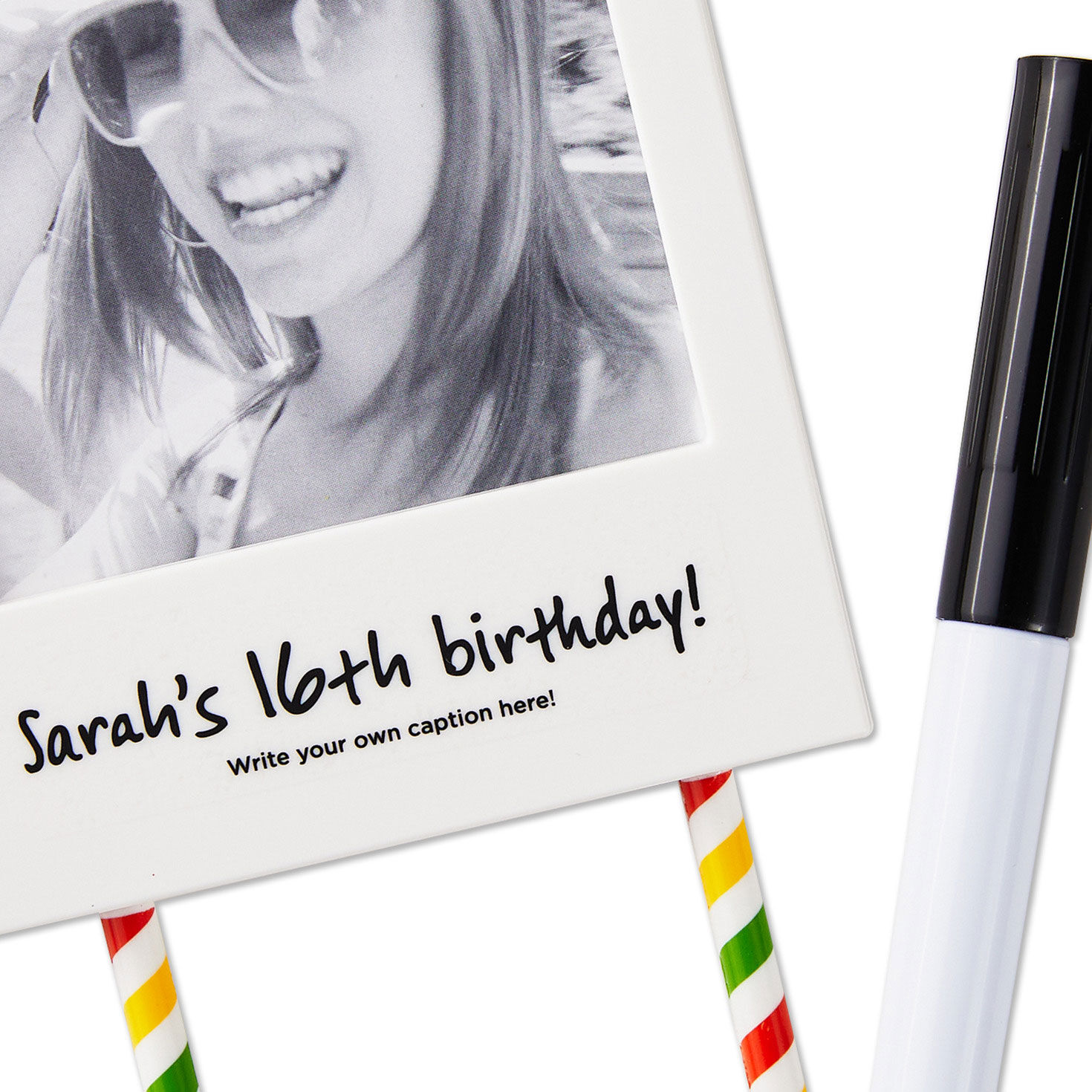 Cake Topper Frame With Marker, , large image number 2