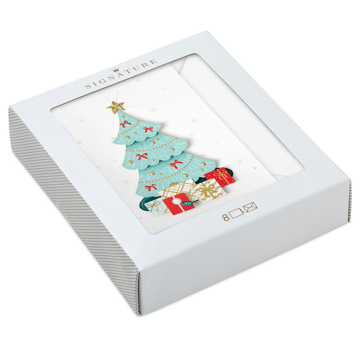 Christmas Tree Wishes Boxed Christmas Cards, Pack of 8