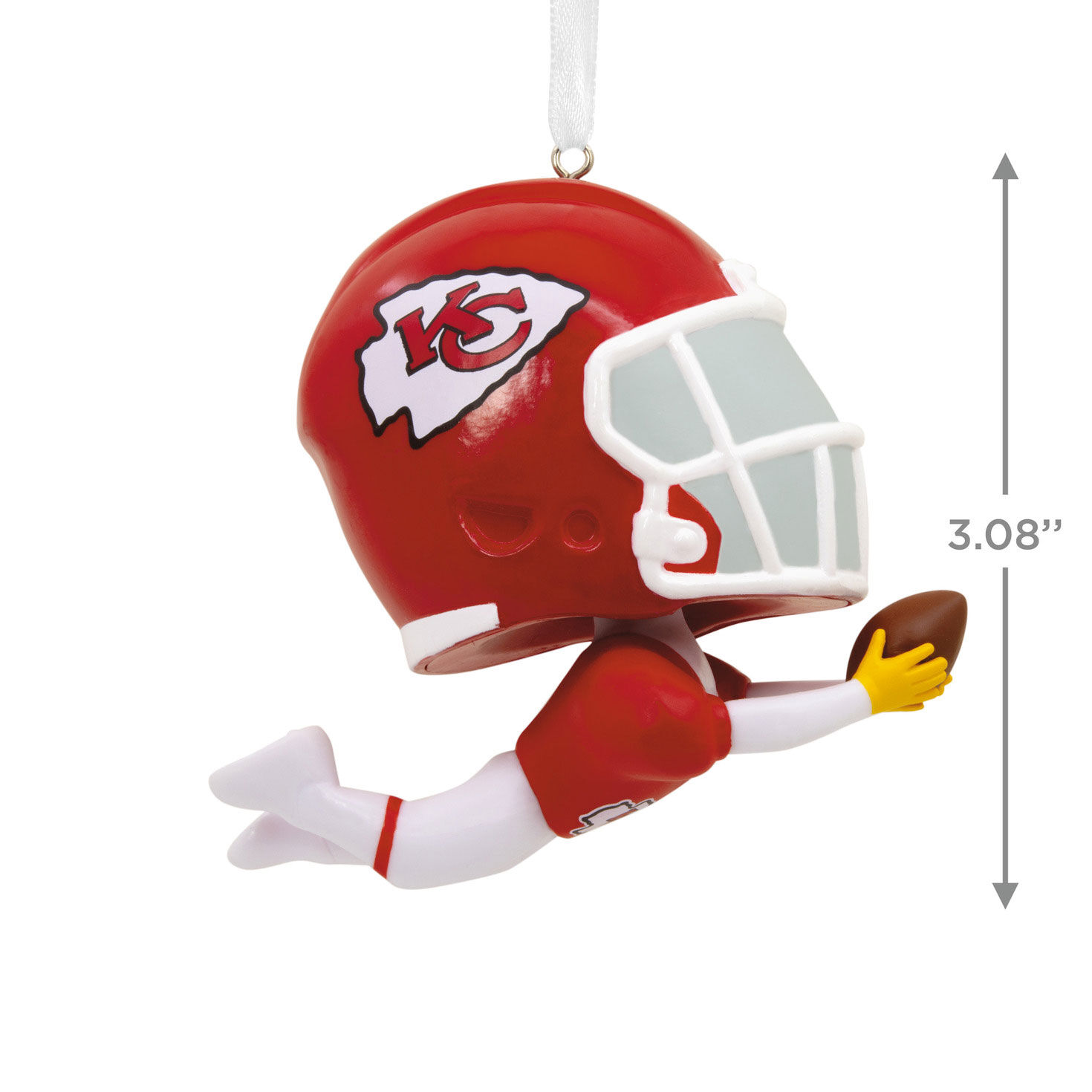 NFL Kansas City Chiefs Bouncing Buddy Hallmark Ornament, , large image number 3