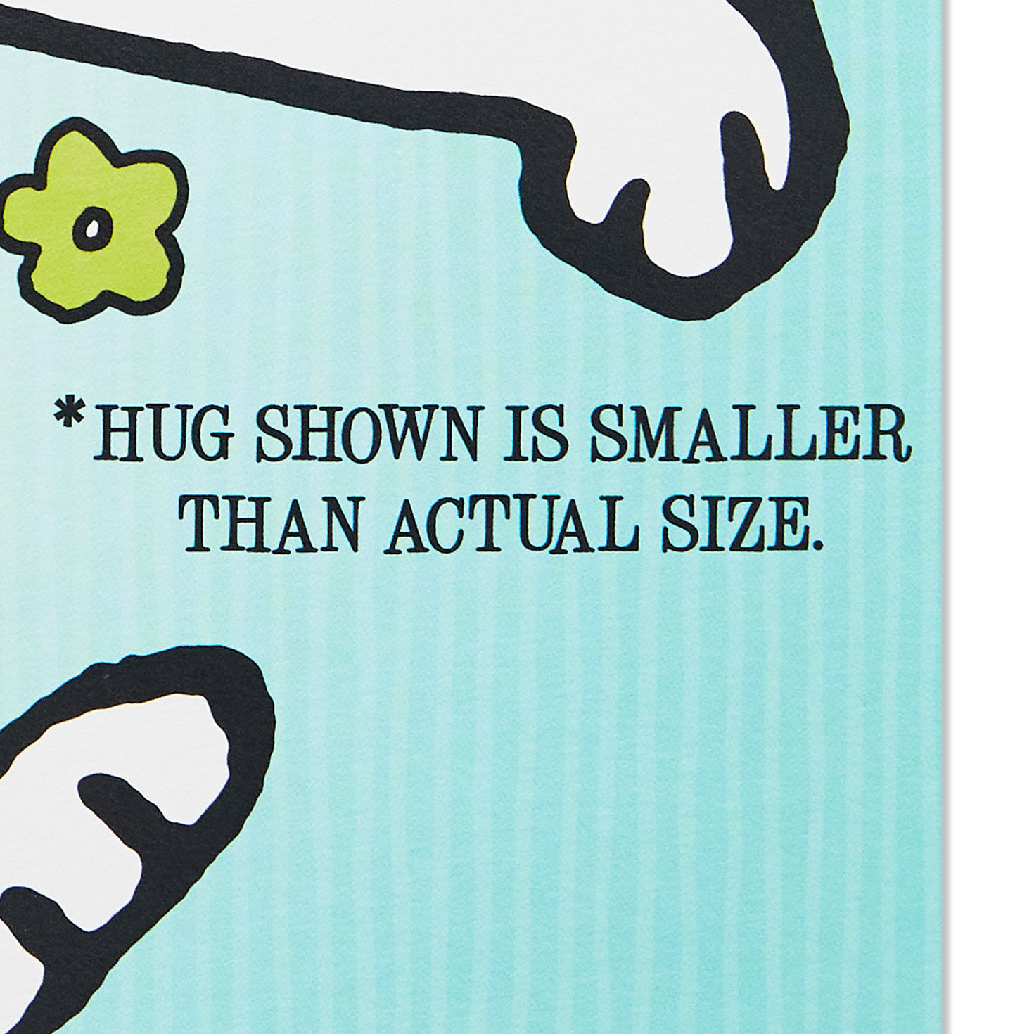 Teal and Green Snoopy Hug Pop-Up Easter Card sentiment image number 4