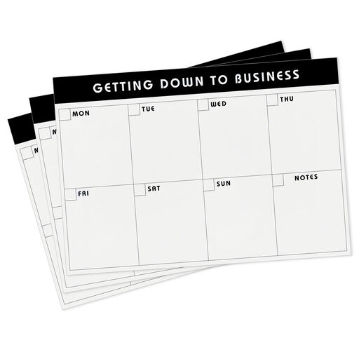 Getting Down to Business Large Memo Pad, 
