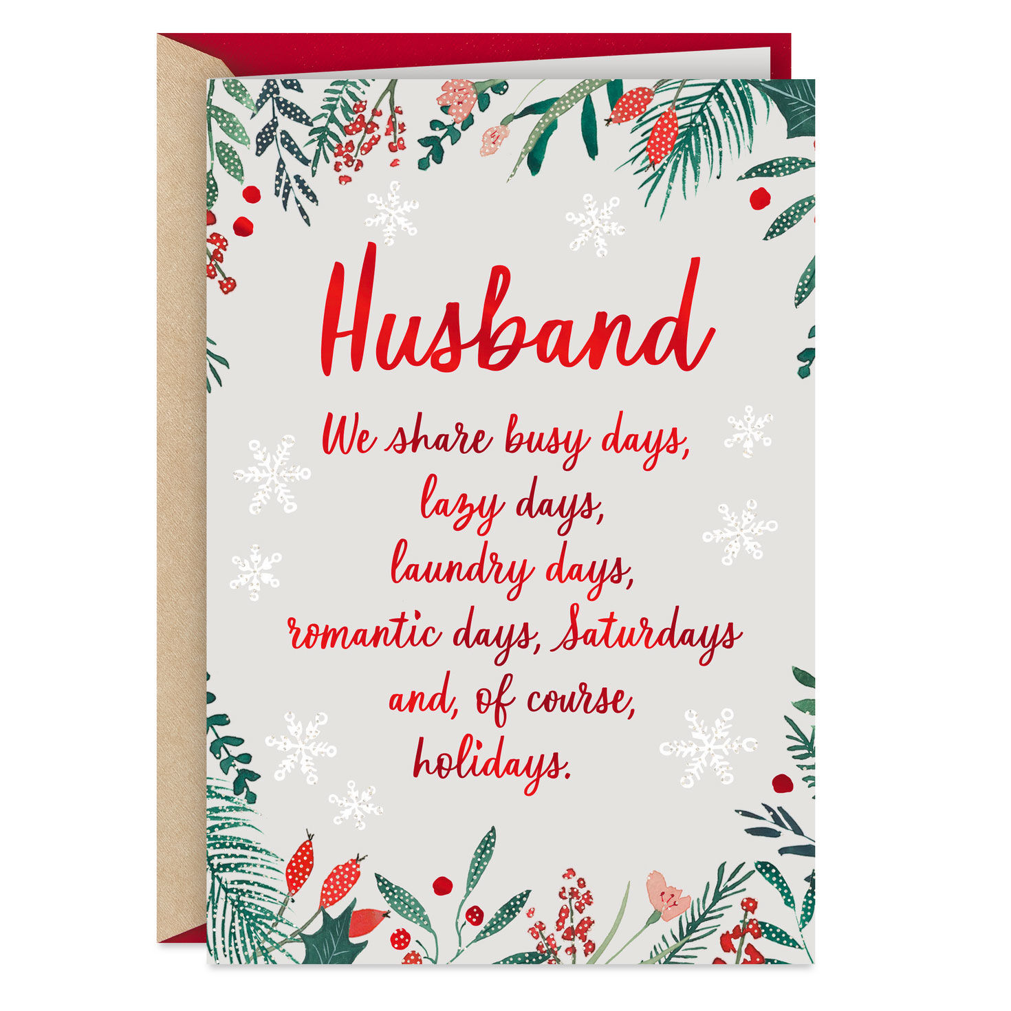 Grateful to Share All My Days With You Christmas Card for Husband for only USD 2.99 | Hallmark