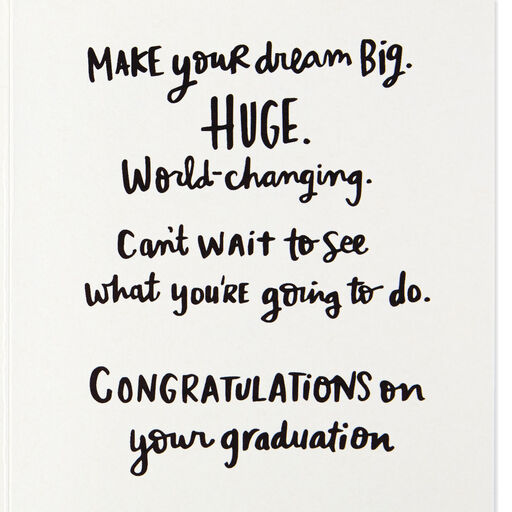 Disney Mickey Mouse Dream It, Do It Graduation Card, 