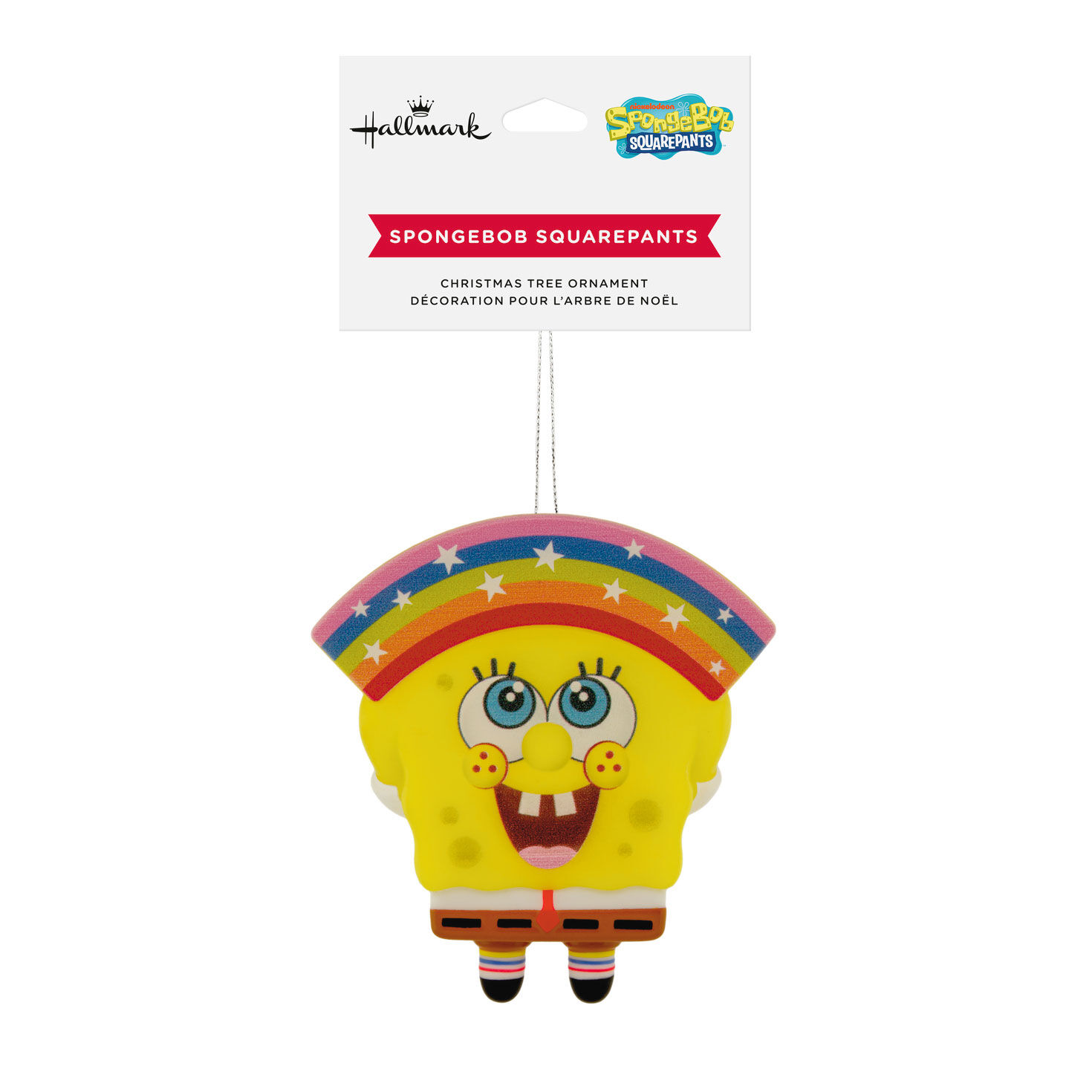 SpongeBob With Rainbow Christmas Ornament package front image number 7