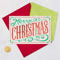 Merry Christmas Lettering Blank Christmas Card, , large image number 4