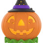 Pumpkin With Witch Hat Keepsake Tree Topper closeup view image number 4