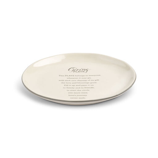 Demdaco Ceramic Giving Plate, 9.5", 