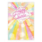 Colored Rays Personalized Quinceañera Card front image number 2