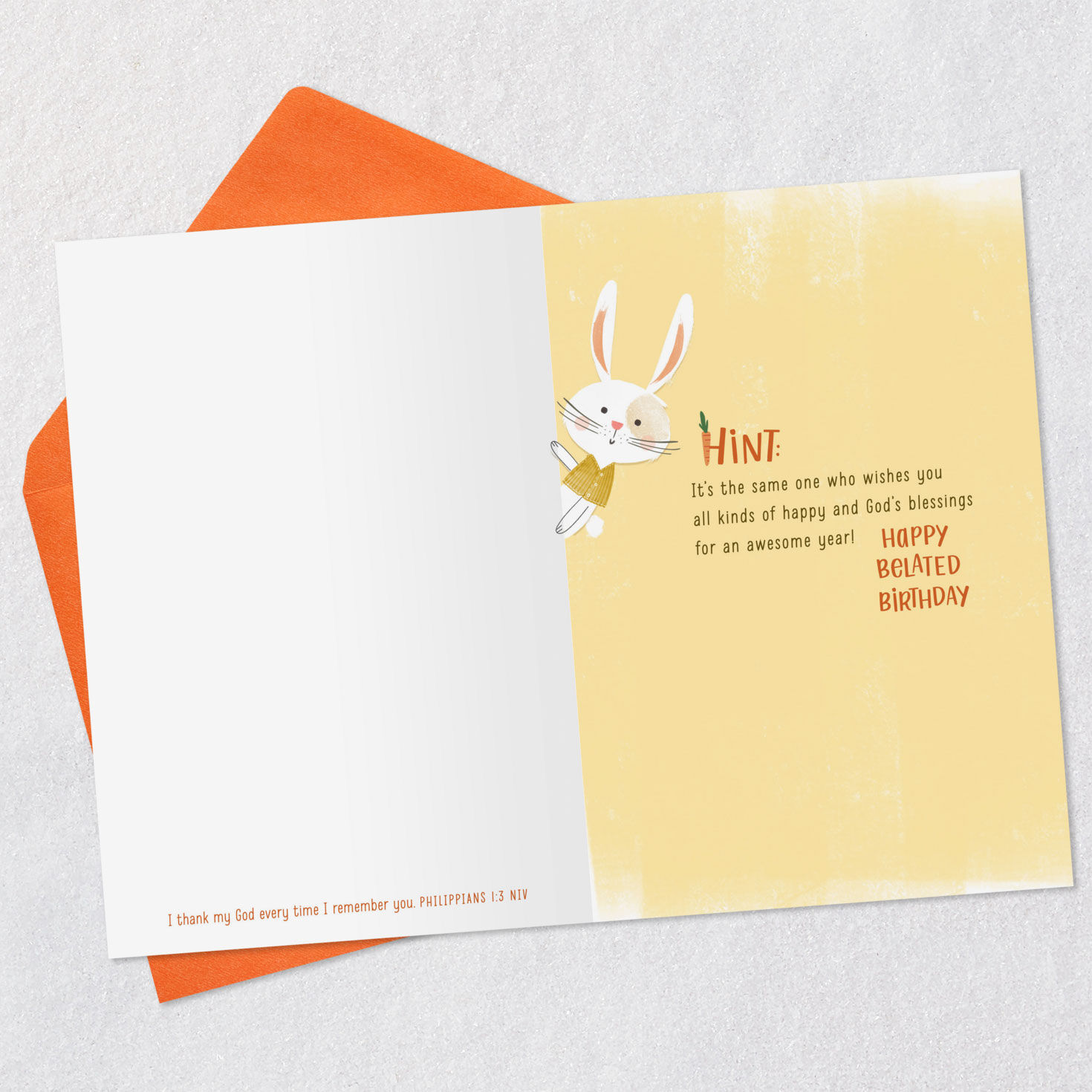 All Kinds of Happy Religious Belated Birthday Card, , large image number 4