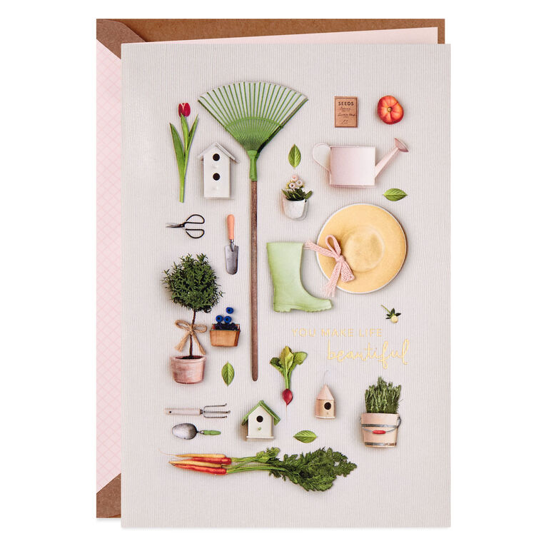 You Make Life Beautiful Birthday Card