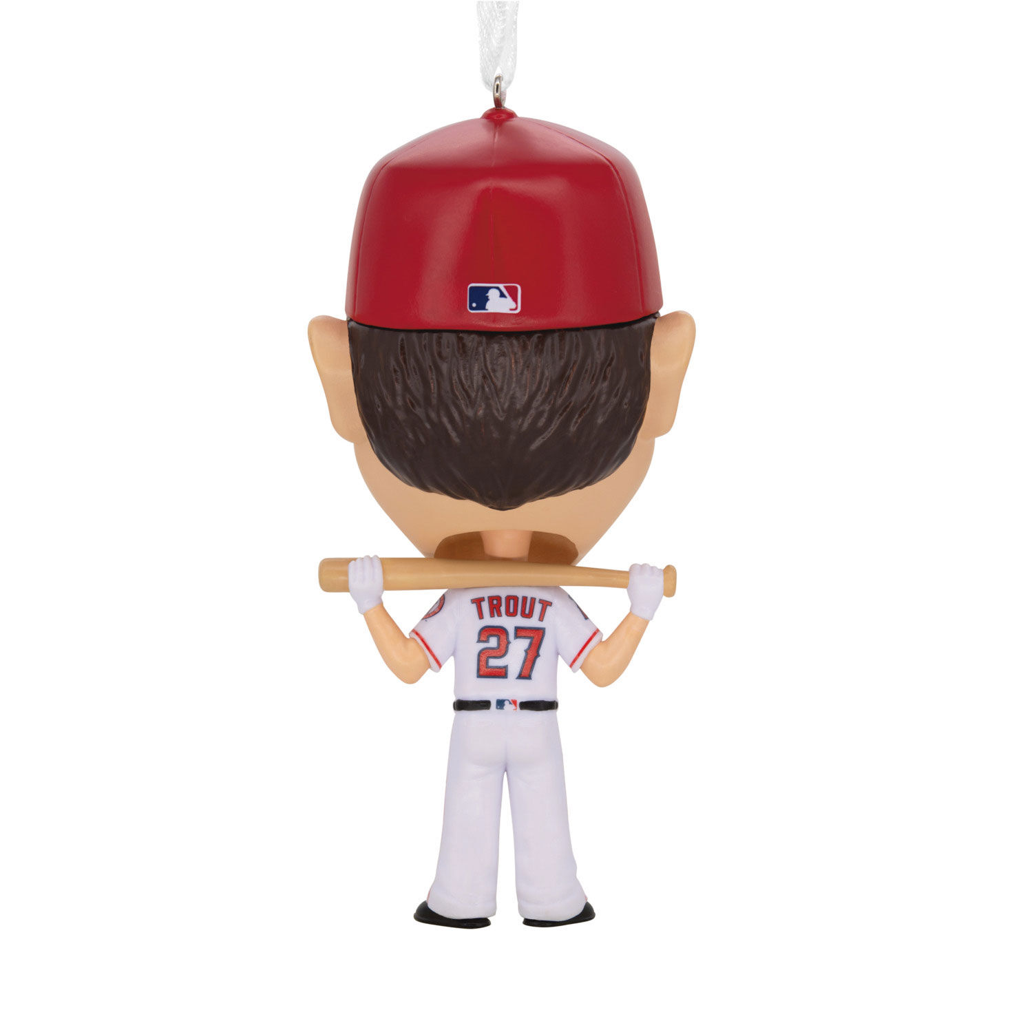 Angels Mike Trout Bobblehead Christmas Ornament Back image number 4