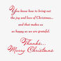 Cardinals in Tree Mom Christmas Card From Both Sentiment image number 3