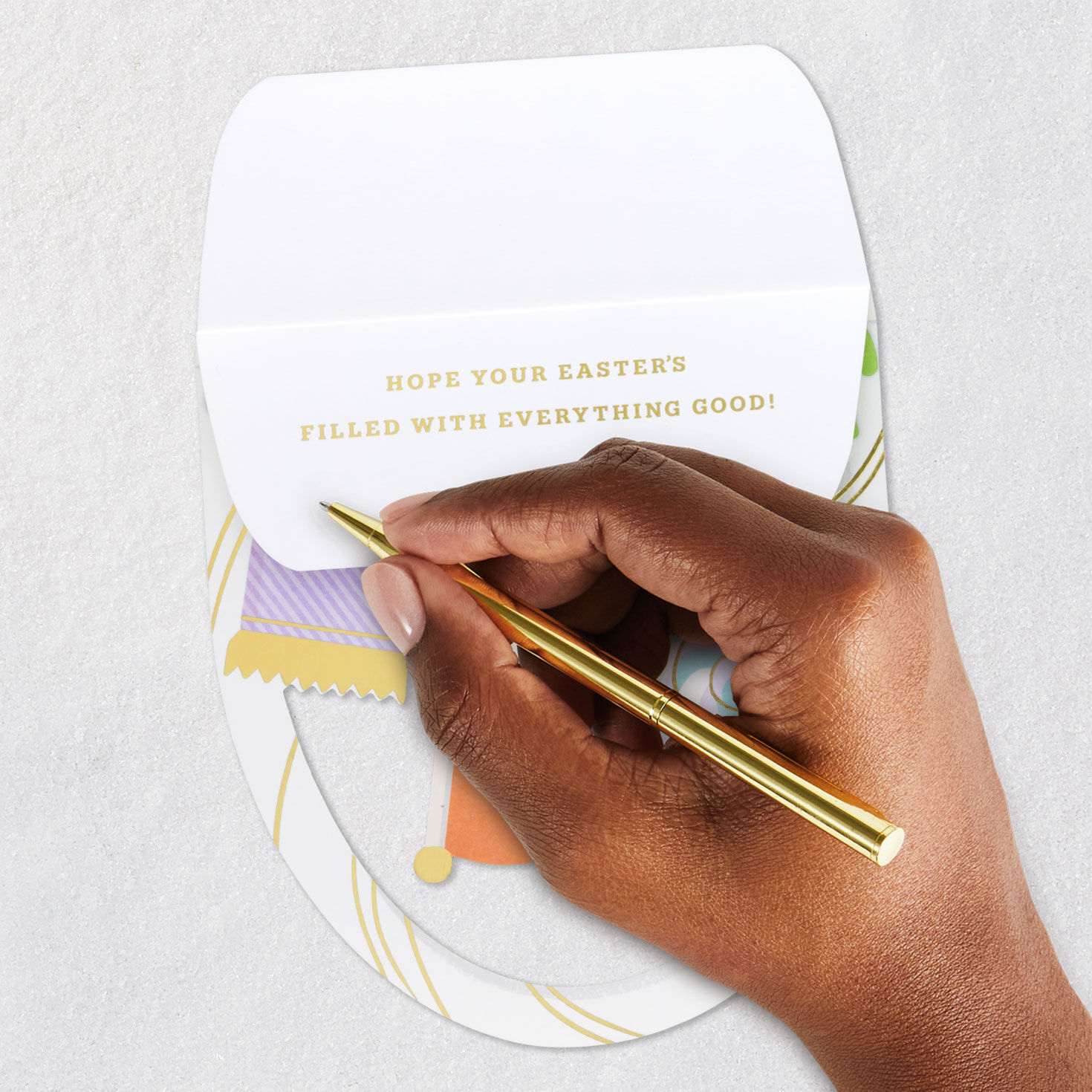 Easter Basket with Baby Chick Card Signing card image number 9