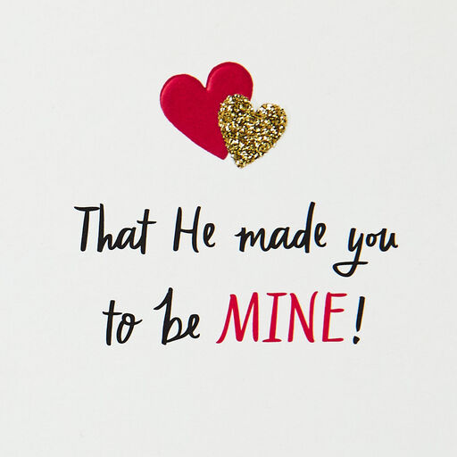 Who God Made You to Be Religious Valentine's Day Card, 