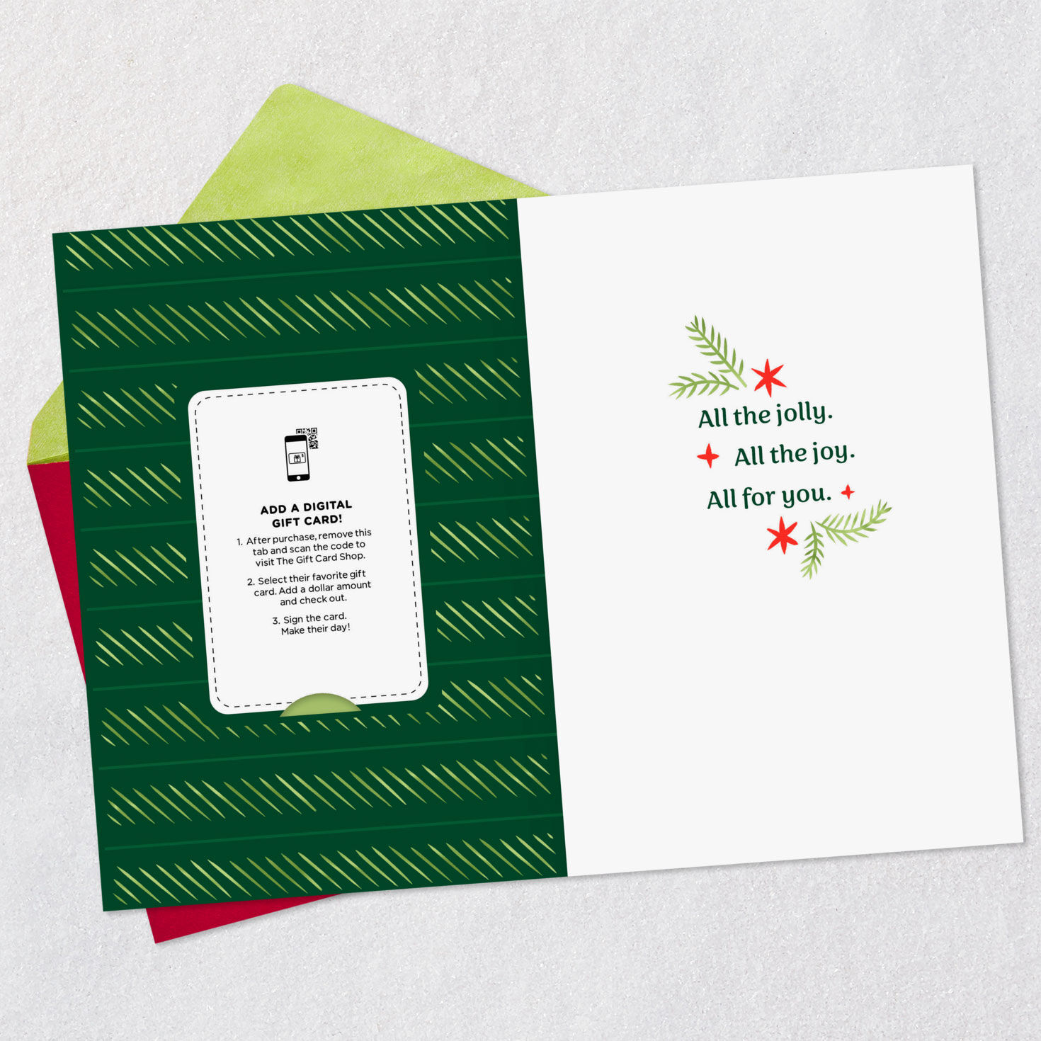 Jolly and Joy Gift Card Greeting Christmas Card for only USD 4.99 | Hallmark
