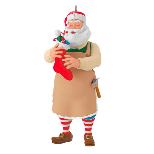 Toymaker Santa Surprise Mystery Ornament, 