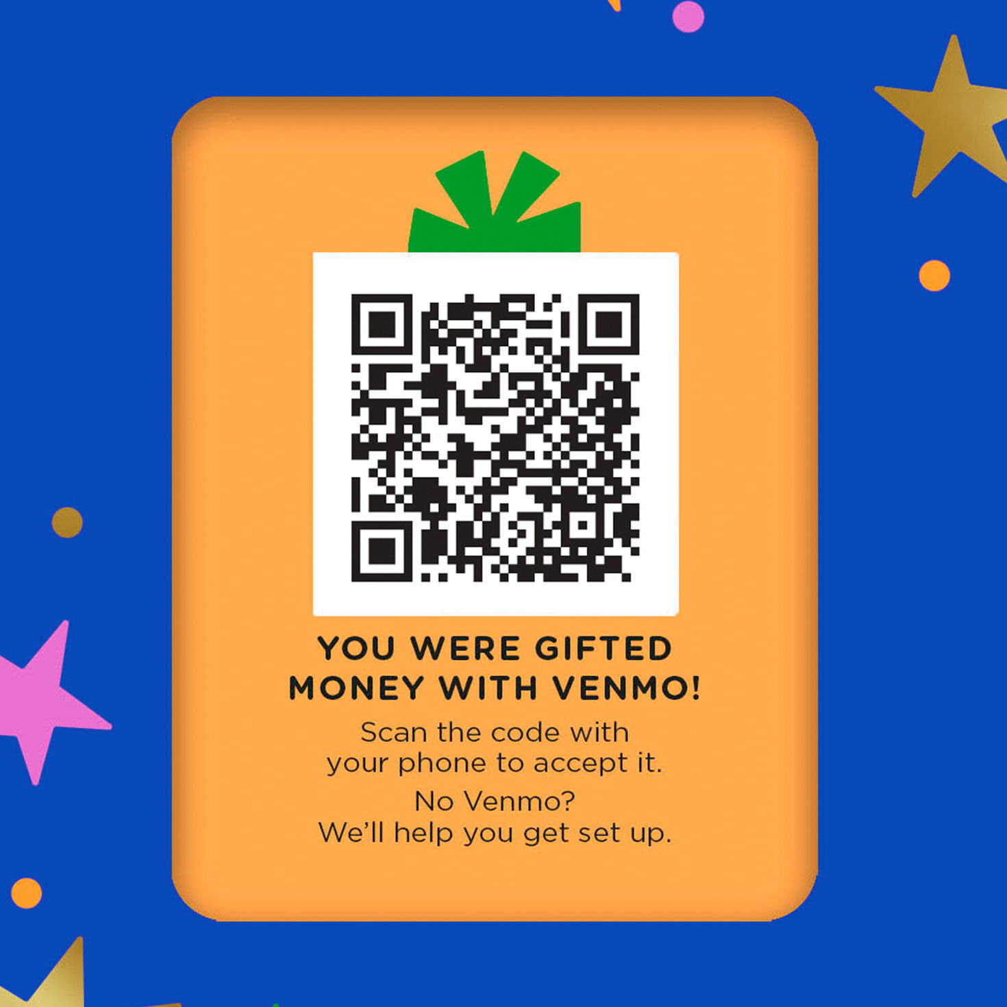 Colorful Congrats Venmo Congratulations Card, , large image number 6