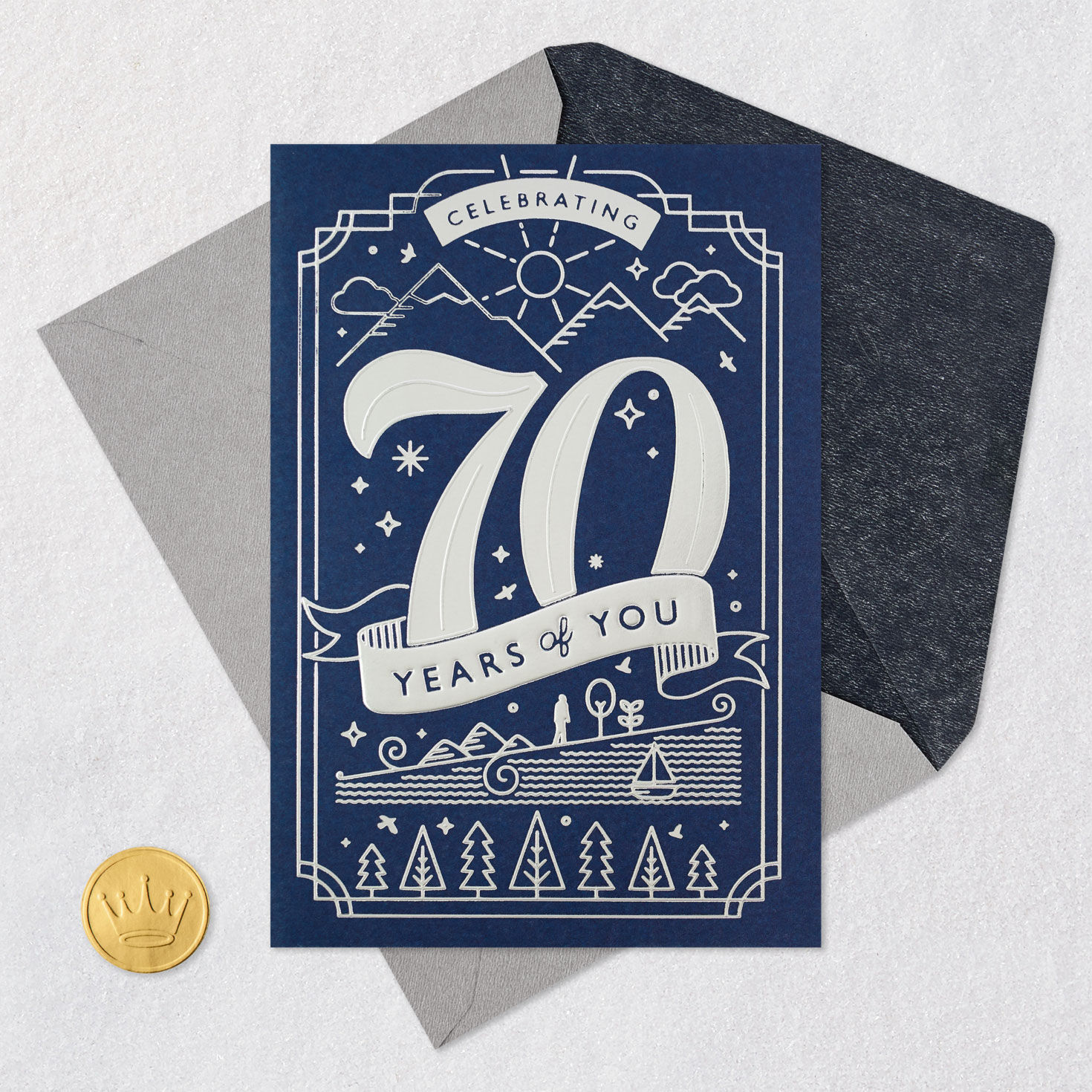 Celebrating You 70th Birthday Card, , large image number 6