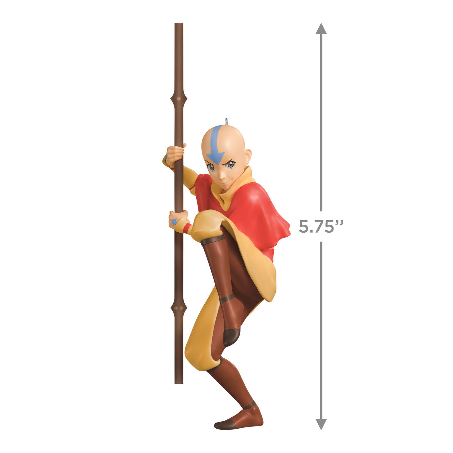 Avatar The Last Airbender Aang Keepsake Ornament Measurement image number 3