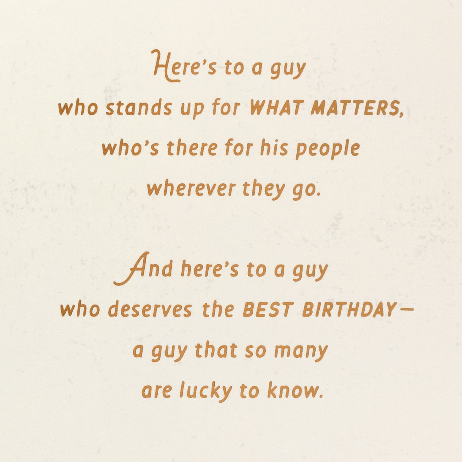 Navy and Orange Floral Birthday Card for Man Sentiment image number 3