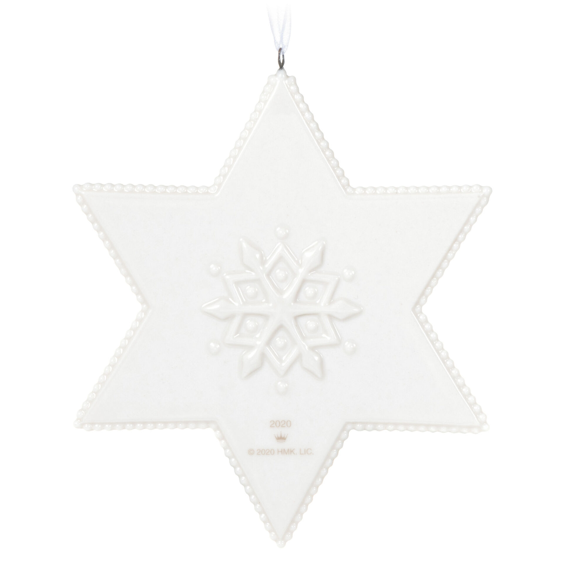 Hanukkah Blessings Star Of David Porcelain Ornament Keepsake Ornaments Hallmark