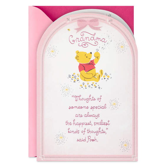 Disney Winnie the Pooh Day of Smiles Birthday Card for Grandma