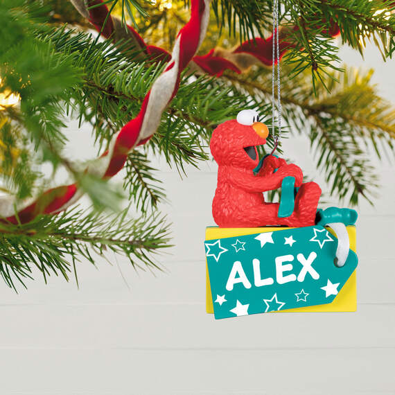 Sesame Street® A Gift From Elmo Personalized Ornament, , large image number 2