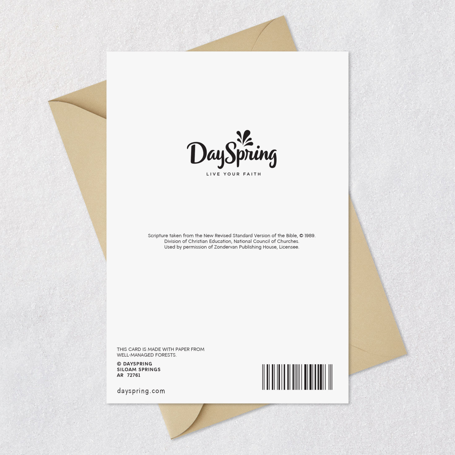 Sunset Lake Grasses Religious Congratulations Card Signing card image number 8