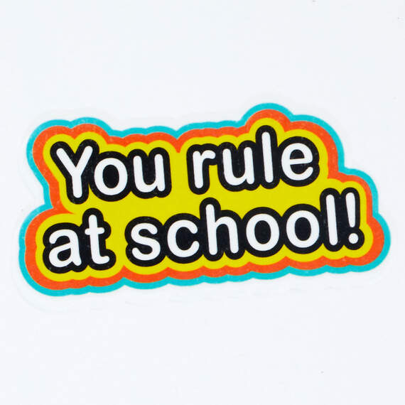 You Rule at School Congratulations Card for Kid, , large image number 2