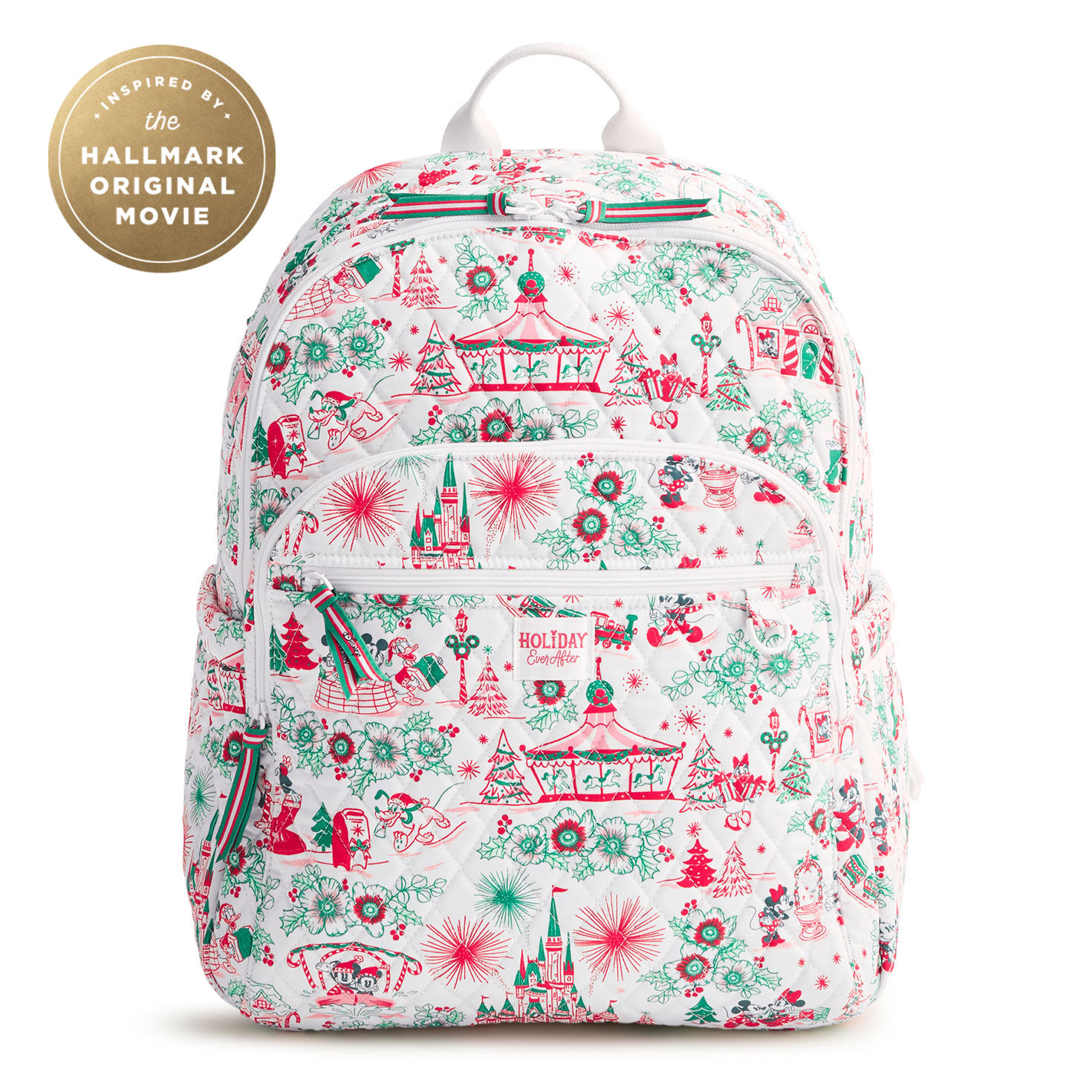 Hallmark + Disney Holiday Ever After Vera Bradley Bancroft Backpack