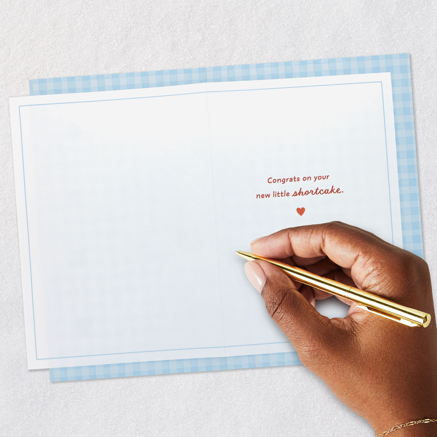 Berry Sweet Strawberries New Baby Card Signing card image number 6
