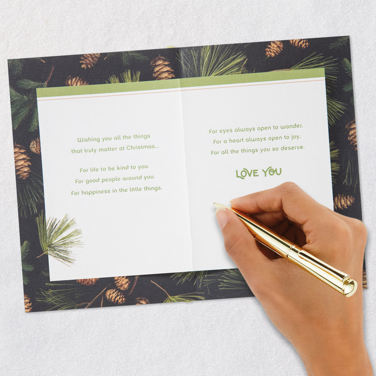 Loving Wishes for You Christmas Card for Son for only USD 6.99 | Hallmark