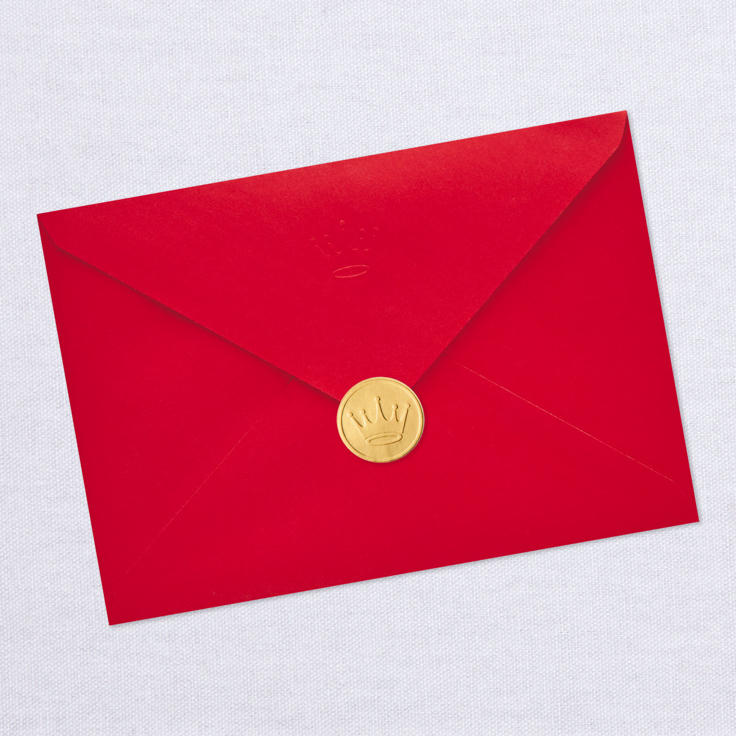 Pink Holiday Ornament Fabulous Friend Christmas Card Envelope Back with Seal image number 7